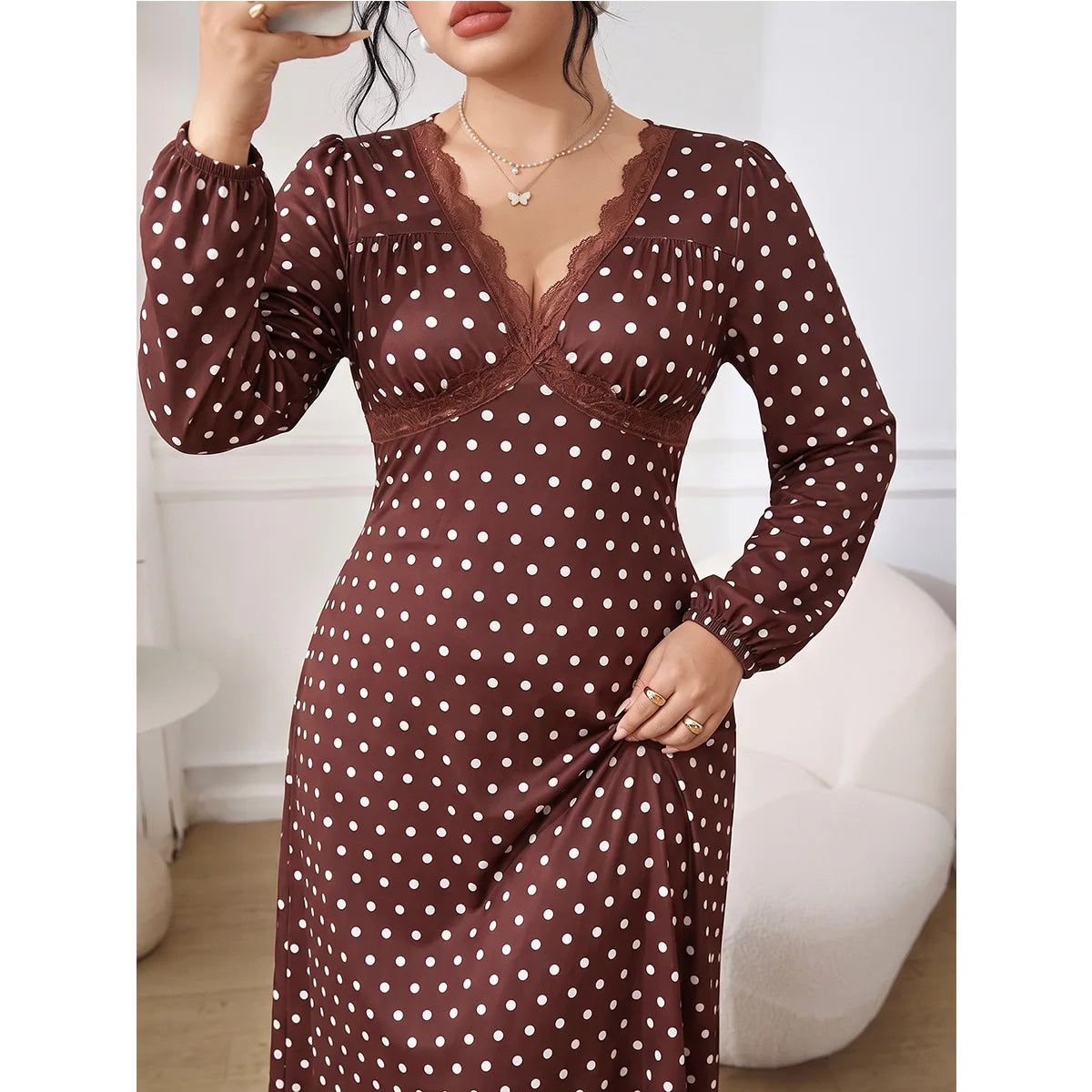 XL-4XL Plus Size Clothes Dresses Women Spring Autumn Robes Long Sleeve Street Style Casual 3XL Big Size Maxi Dress Oversized