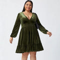 XL-3XL Plus Size Clothes Dresses Women Robes Summer Autumn Long Sleeve Street Style Casual 3XL 2XL Big Size Mini Dress Oversize