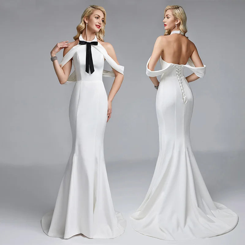 Womens dresses Sexy Elegant party summer dresses 2026 woman clothes Backless Wedding Evening Dress Birthday Prom Dresses XSY228