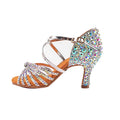 Latin Dance Shoes Children'S Pearl Latin Dance Shoes Latin Shoes / Dance Shoes / Diamond Inlaid Shoes Adult Diamond Inlaid Shoes