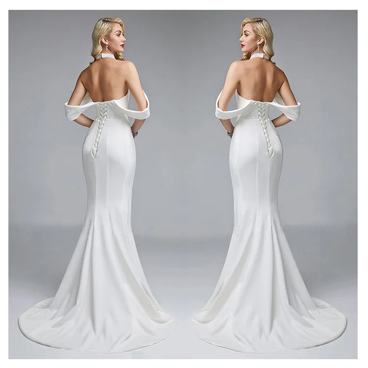 Womens dresses Sexy Elegant party summer dresses 2026 woman clothes Backless Wedding Evening Dress Birthday Prom Dresses XSY228